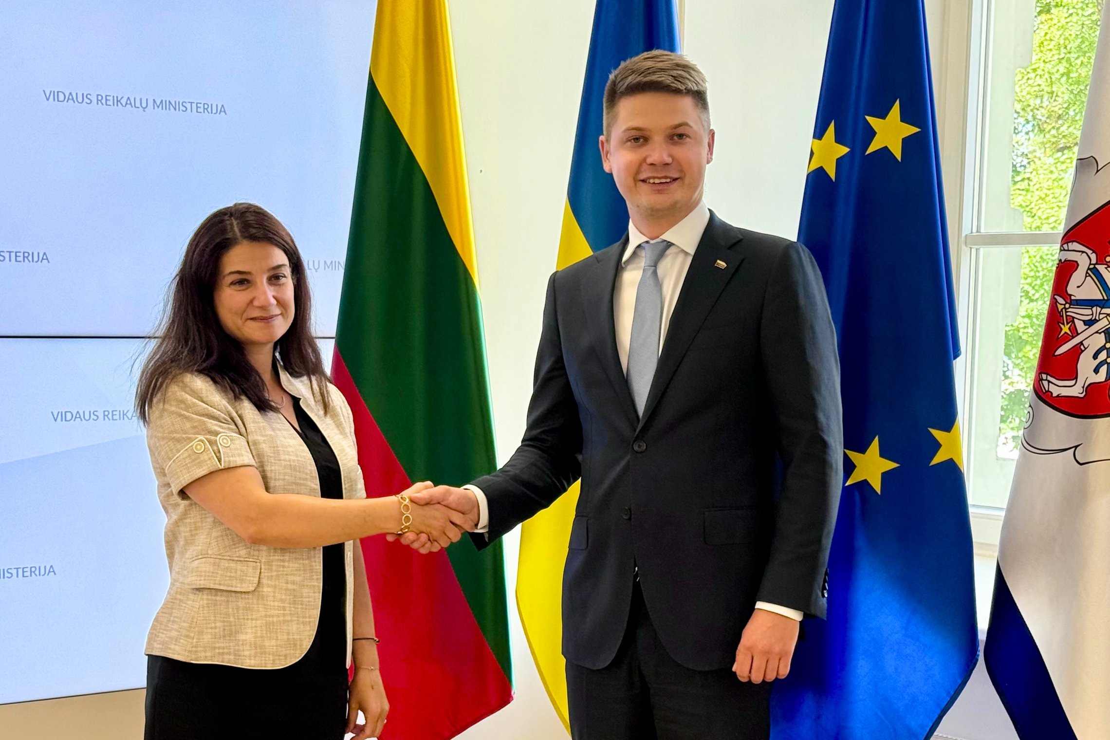 Ministras M. Katelynas susitiko su Turkijos ambasadore E. Toplu