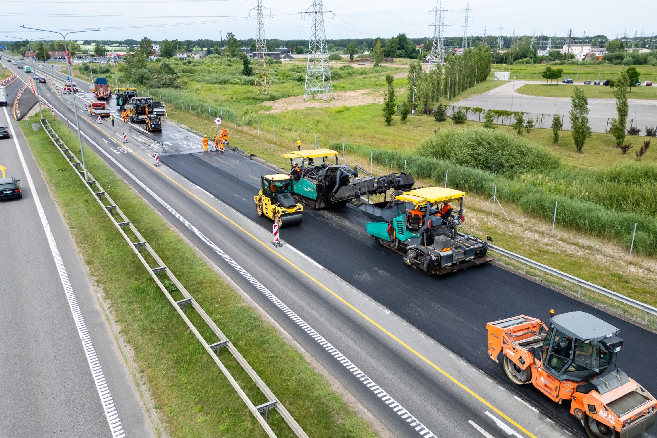 Automagistralėje Vilnius–Panevėžys prasideda nauji remonto darbai