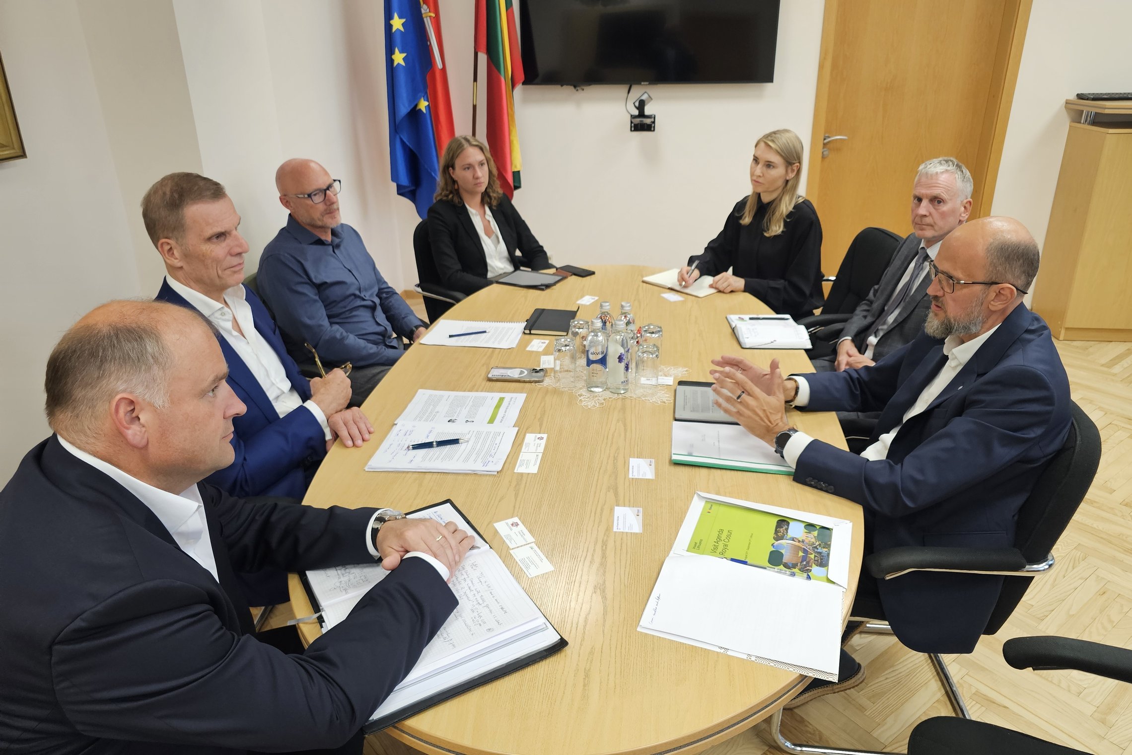 Viceministras susitiko su Nyderlandų kooperatyvo „Royal Cosun“ vadovybe