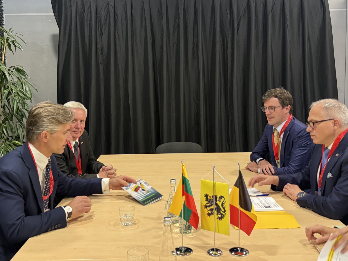 K. Budrys Gdanske aptarė Lietuvos ir Flandrijos partnerystės stiprinimą bei bendras iniciatyvas Ukrainos atstatymui