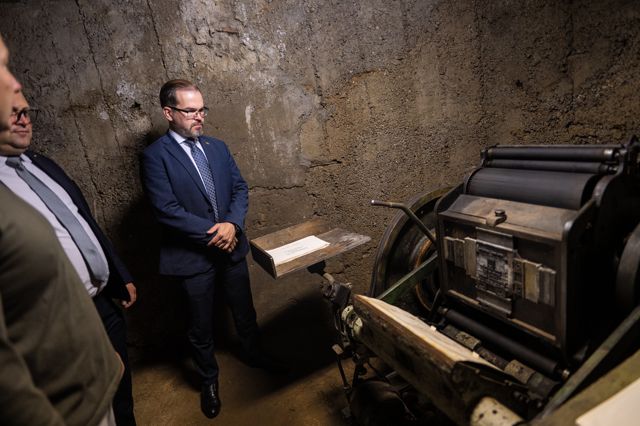 Ministras R. Kaunas: istorinė pogrindžio spaustuvė Kaune bus išsaugota kaip muziejinė vertybė, sutartis bus pratęsta