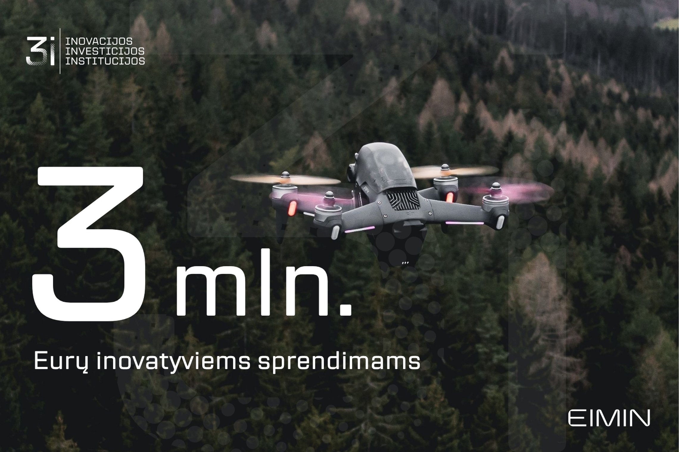 3 mln. eurų inovatyviems sprendimams: verslas kviečiamas kurti technologijas Lietuvos oro erdvės apsaugai