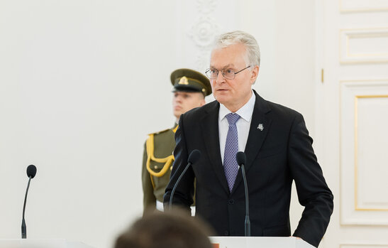 Lietuvos Respublikos Prezidento Gitano Nausėdos kalba generolų laipsnių suteikimo ceremonijoje