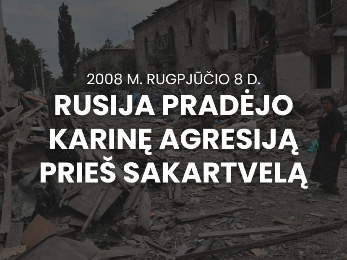 URM pareiškimas minint 18-ąsias Rusijos karinės agresijos prieš Sakartvelą metines
