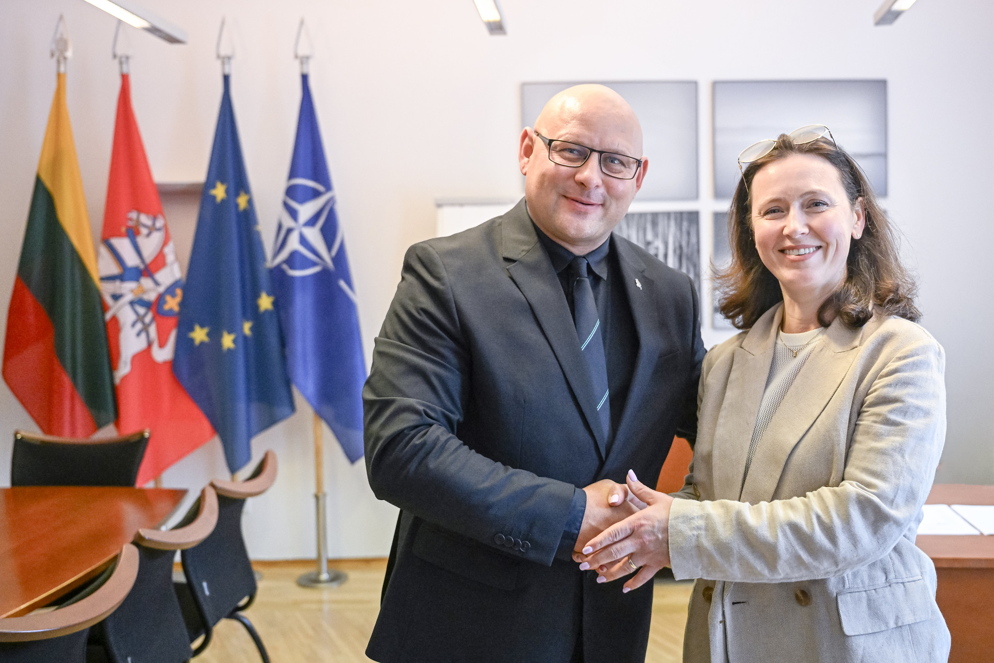 KAM ir VRM viceministrai susitikime aptarė šalies atsparumo viziją ir bendrus veiksmus