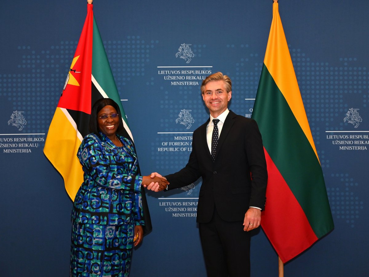 K. Budrys Vilniuje susitiko su Mozambiko užsienio reikalų ministre