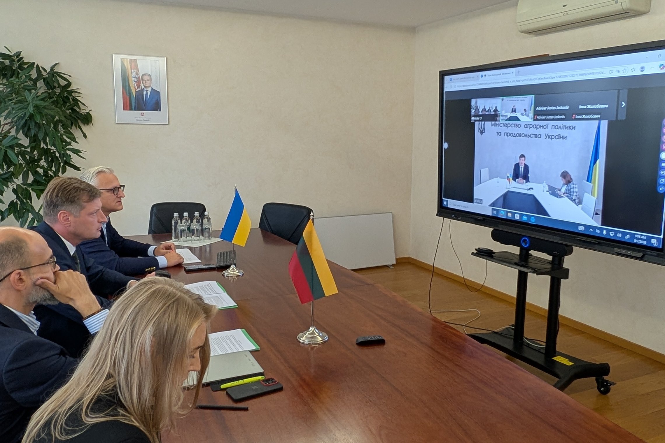 Lietuva ir Ukraina stiprina bendradarbiavimą ribojant rusiškų grūdų tranzitą