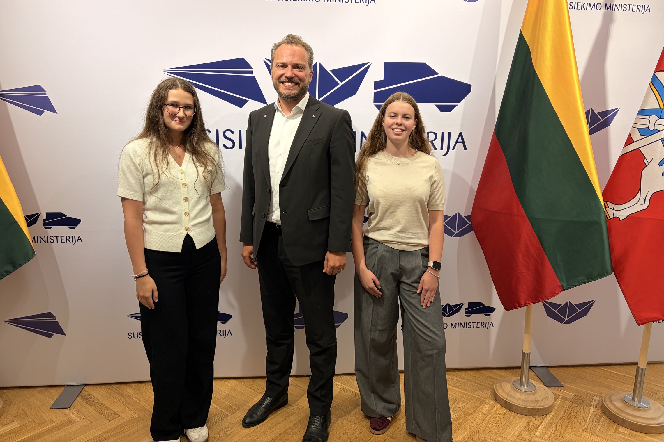 Susisiekimo ministerijoje – projektas „Moksleiviai – į Vyriausybę“