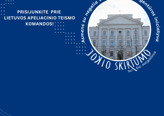 Konkursas į karjeros valstybės tatnautojo – Teismo administracijos sekretoriaus – pareigas