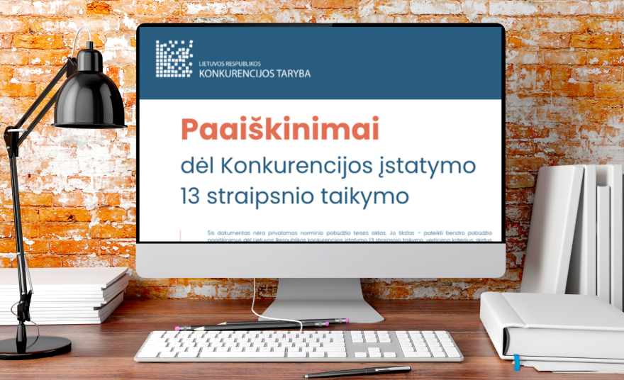 VERSLUI – DAUGIAU AIŠKUMO DĖL NEPRANEŠTINŲ SUSIJUNGIMŲ VERTINIMO
