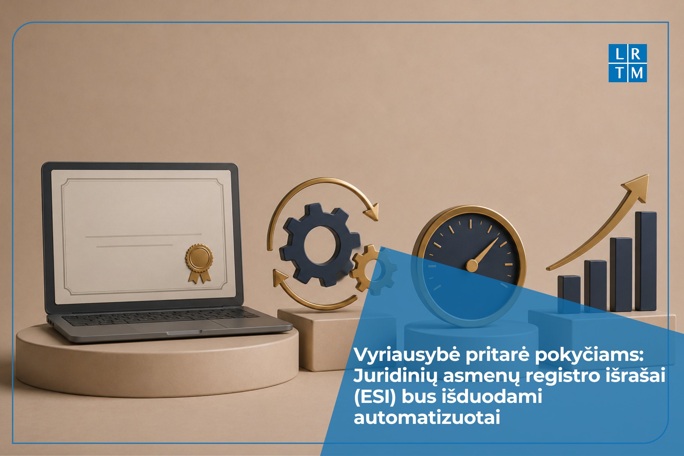 Elektroninius Juridinių asmenų registro išrašus bus galima gauti greičiau