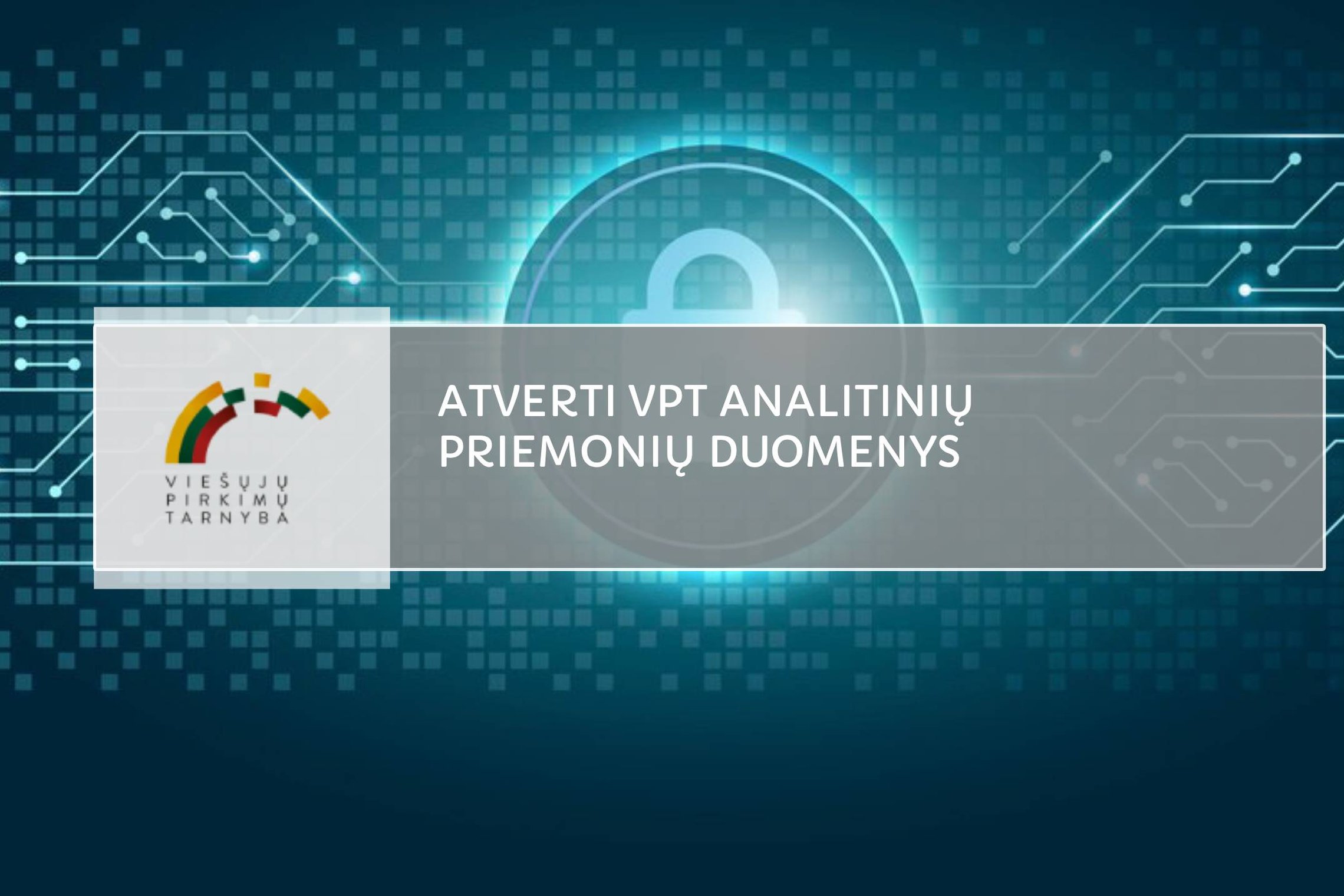 Atverti VPT analitinių priemonių duomenys